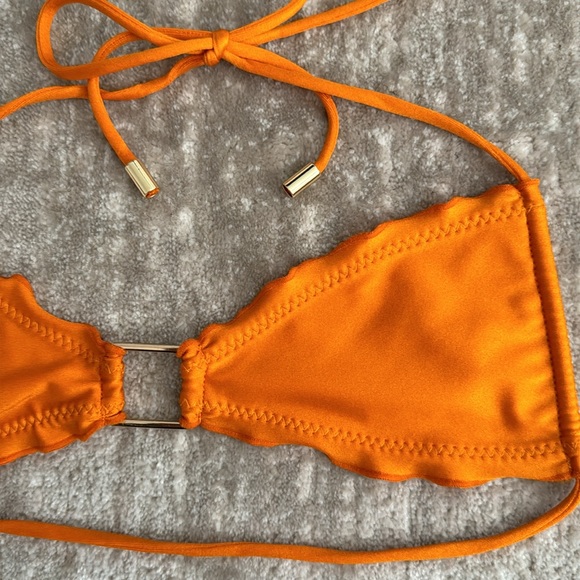 CANALUZ SWIM Playa Bandeau Top in Mango - Picture 3 of 3